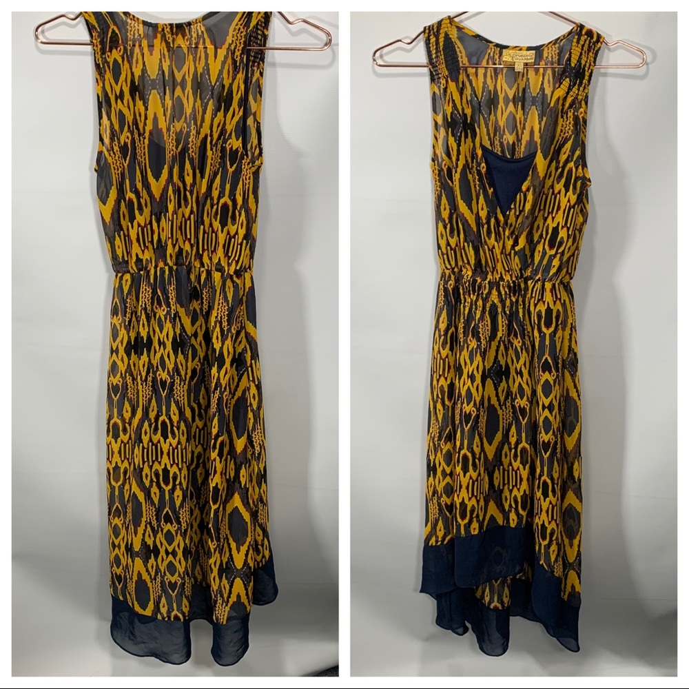 Princess Vera Wang Sheer Lined Hi Low Dress - Picture 3 of 8